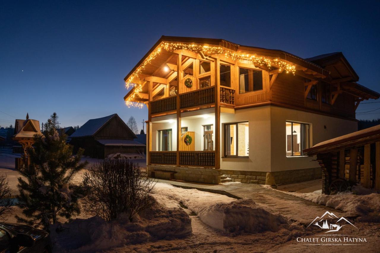 Apartments Chalet Girska Hatyna Vorokhta Exterior foto